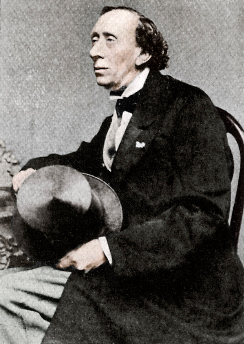 Hans Christian Andersen, Danish author and poet