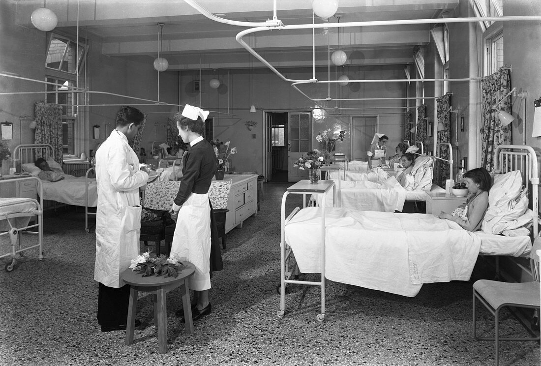 Montague Hospital, Mexborough, South Yorkshire, 1959