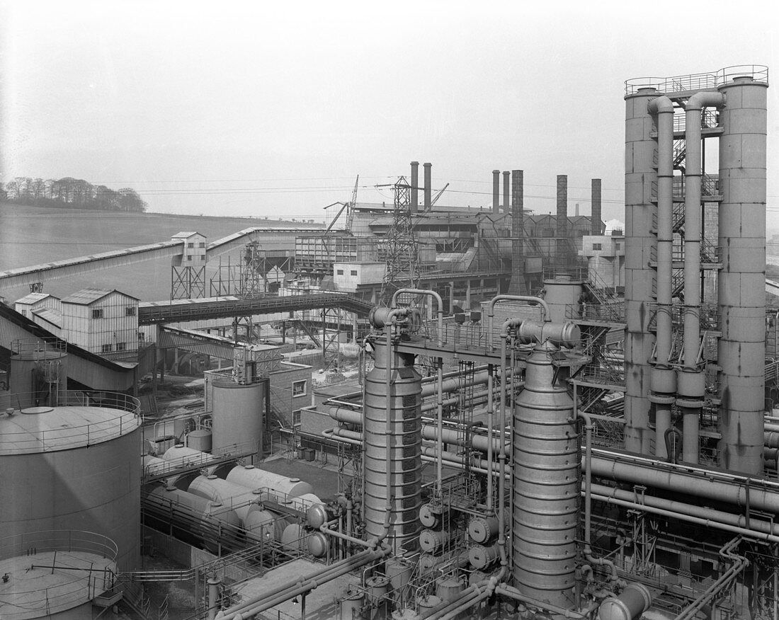 Carr House Gas Works, Rotherham, South Yorkshire, 1957