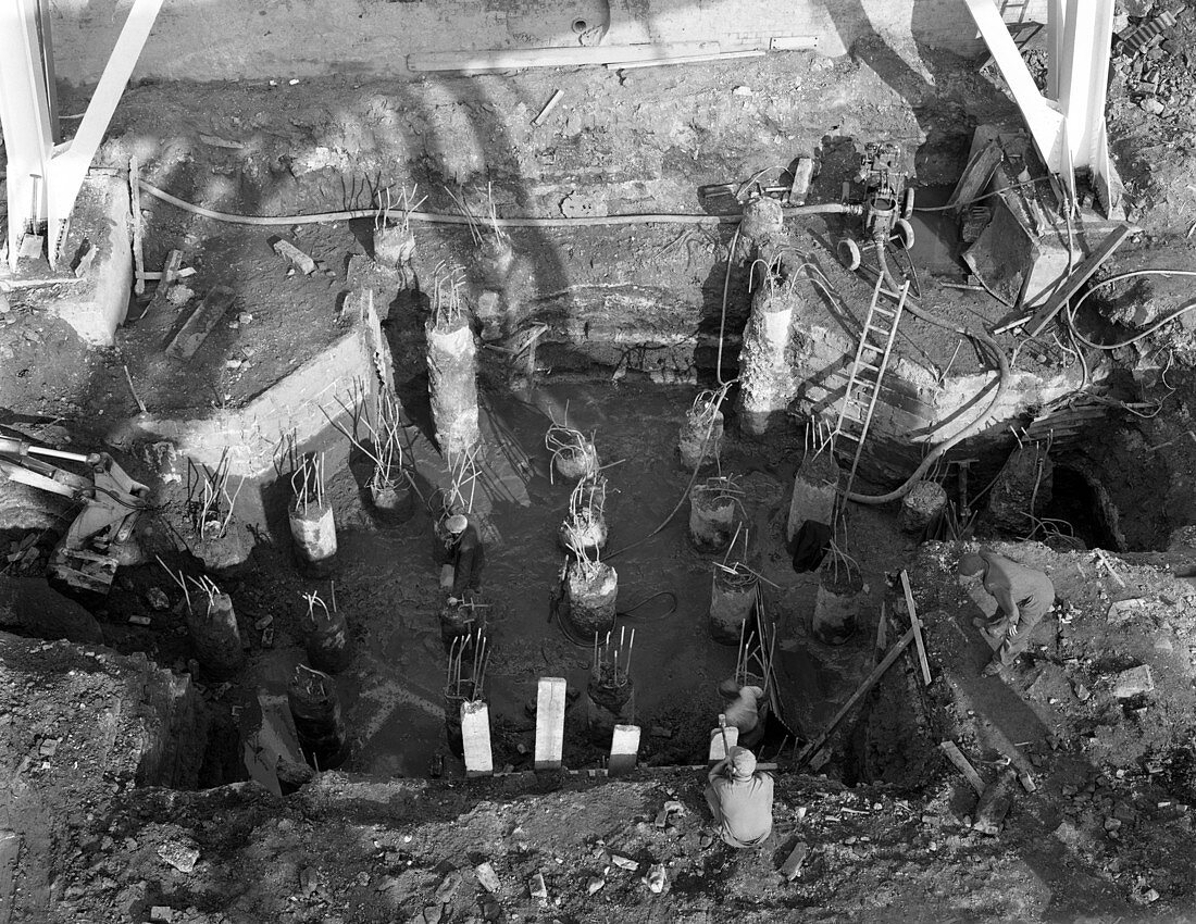 Excavations at Rossington Colliery, Yorkshire, 1963
