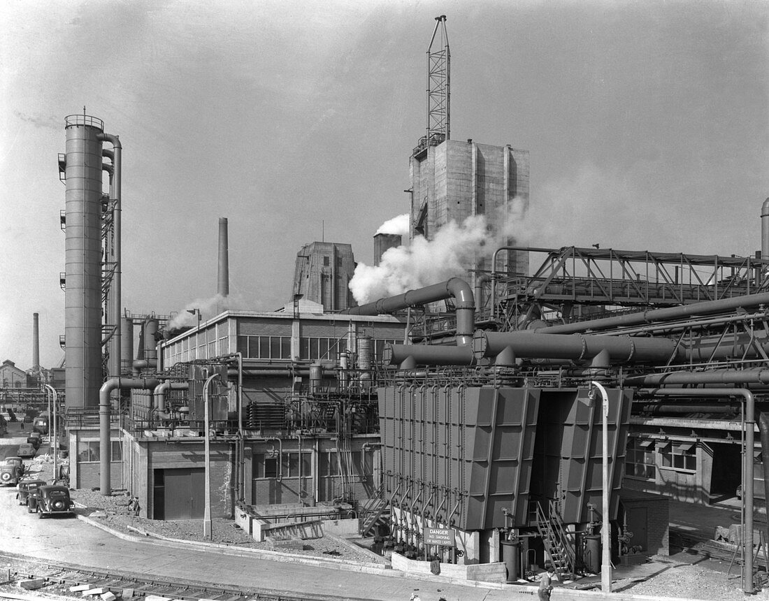 Manvers coal preparation plant, Yorkshire, 1956