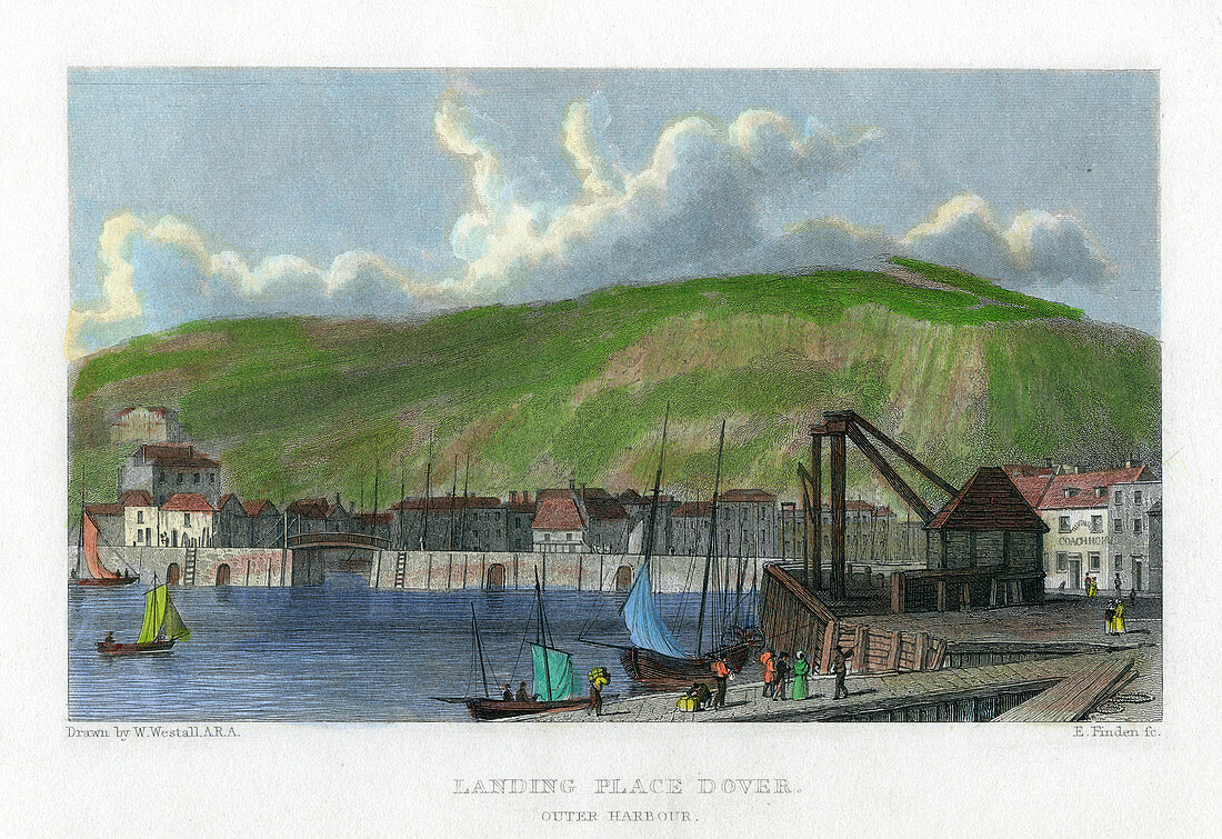 Landing place, outer harbour, Dover, Kent, 19th century