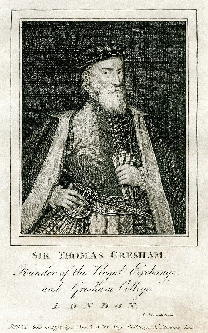 Sir Thomas Gresham, British merchant and financier