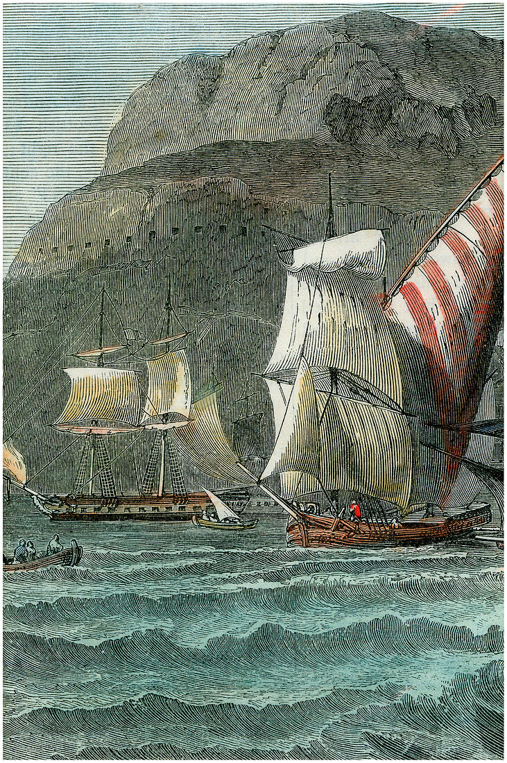 The Rock of Gibraltar, c1880