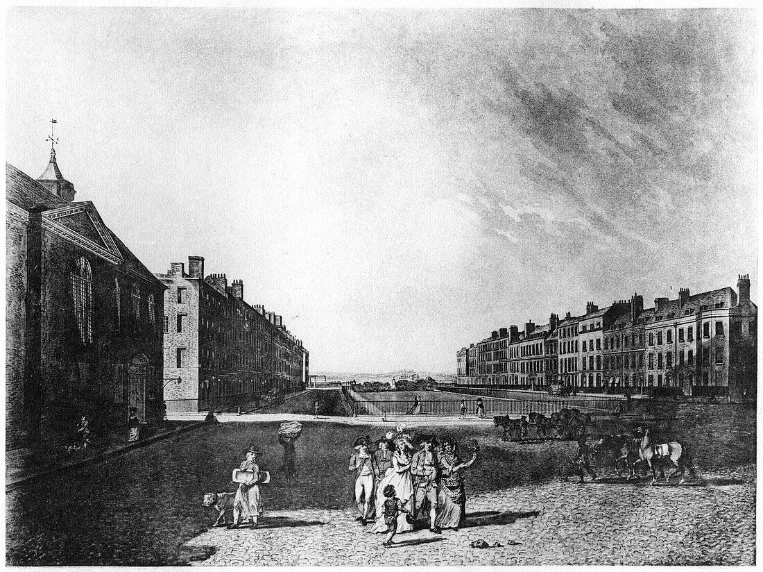 Queen Square, Bloomsbury, London, 1787