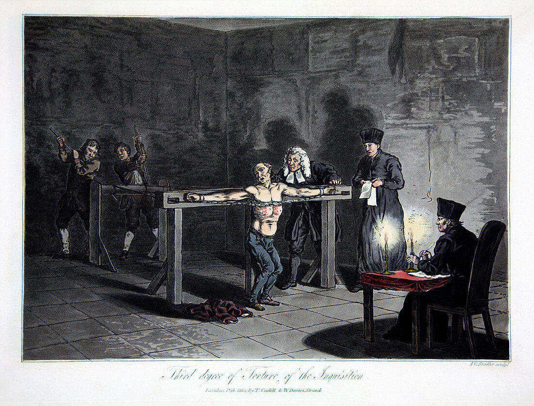 Third Degree of Torture of the Inquisition, 1813