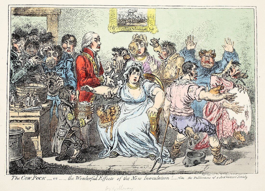 Wonderful Effects of the New Inoculation, 1809