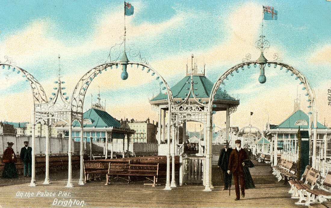 On the Palace Pier, Brighton, Sussex, UK