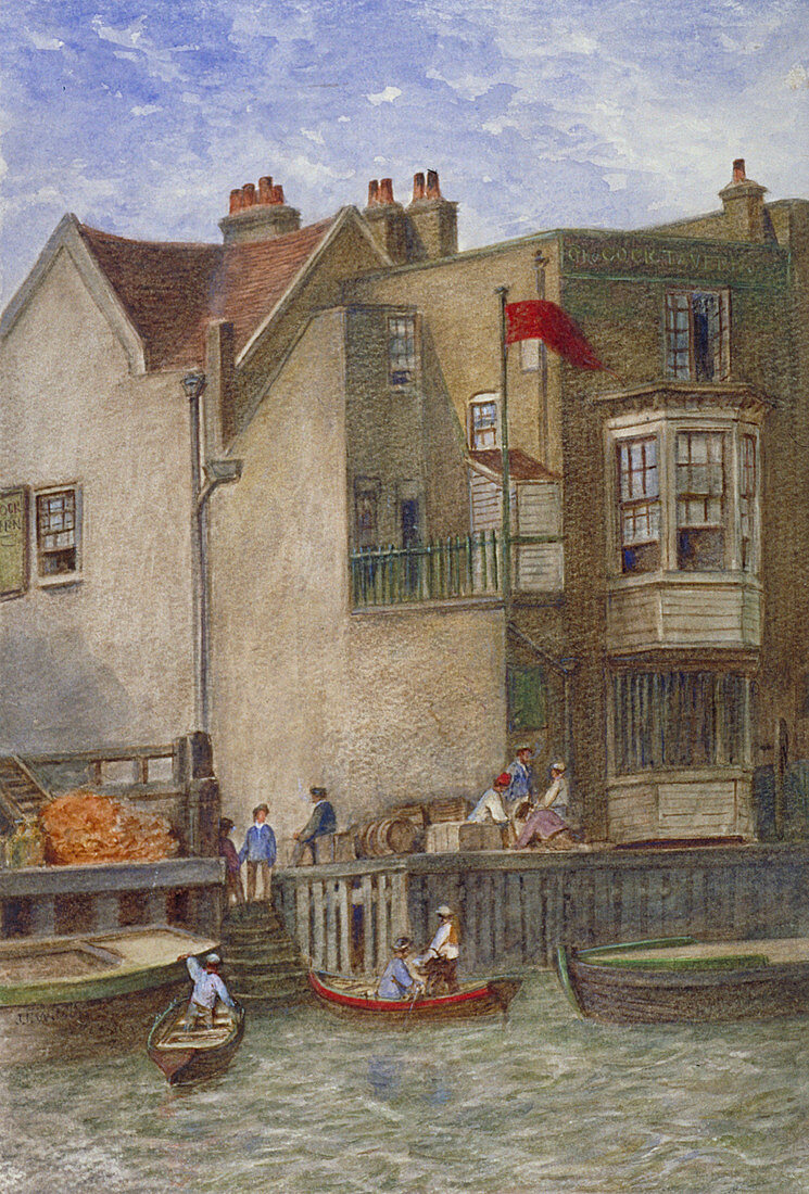 The Cock Inn, St Katherine's Way, Stepney, London, c1868