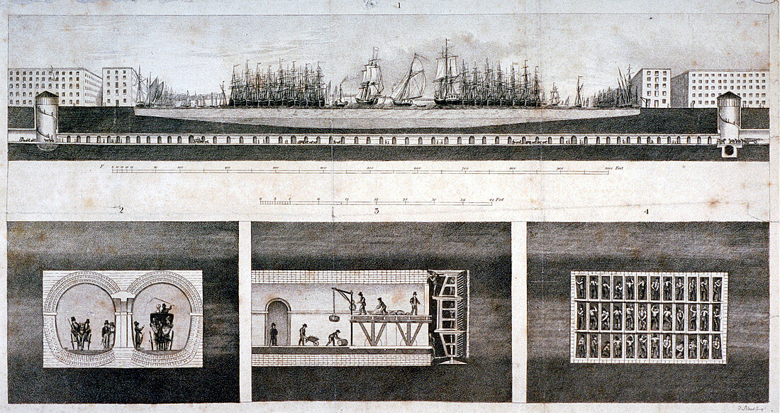 Thames Tunnel, London, 1827