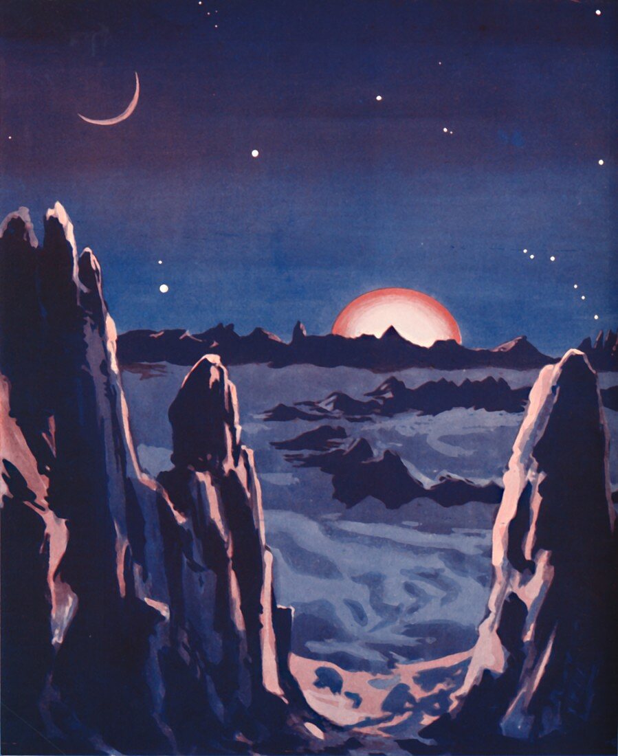 What Sunrise on the Moon Must Be Like, 1935