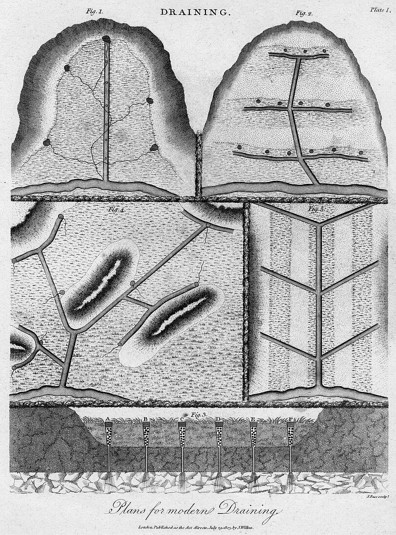 Draining plans, 1803