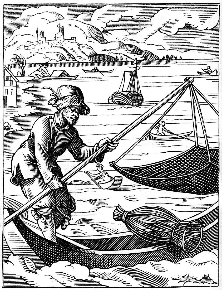 Fisherman, 16th century