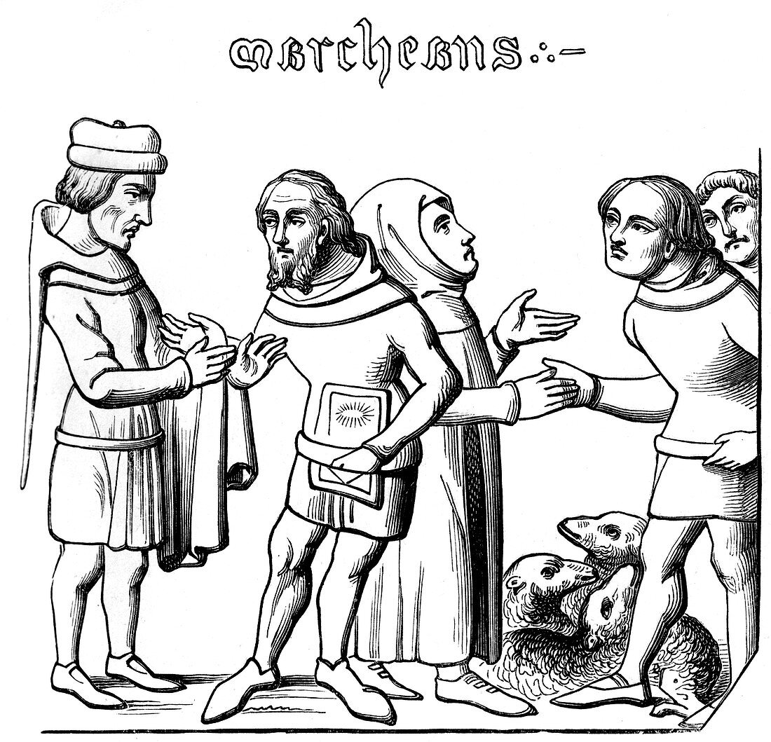 Merchants, 14th century
