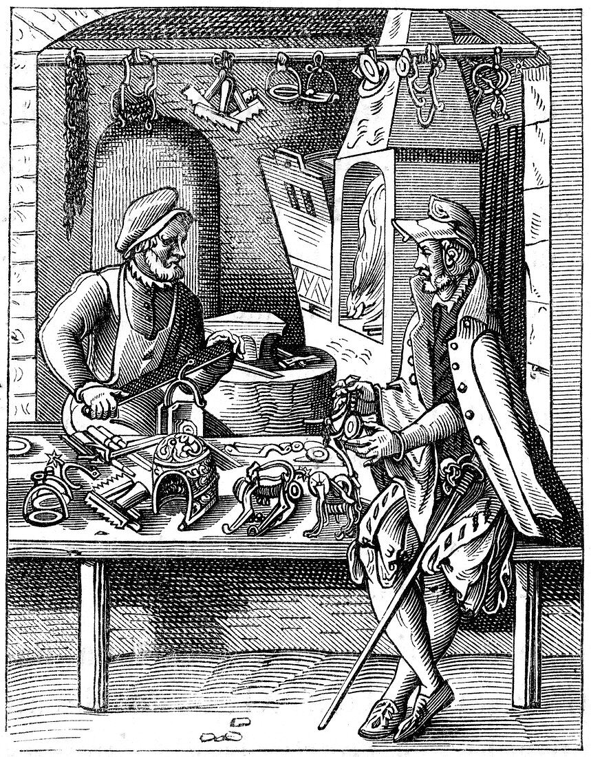 Spur maker, 16th century