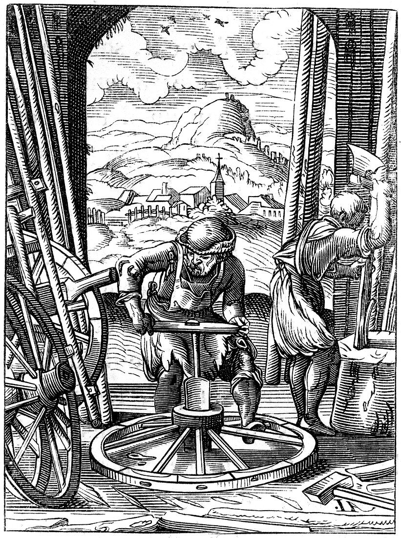 Wheelwright, 16th century
