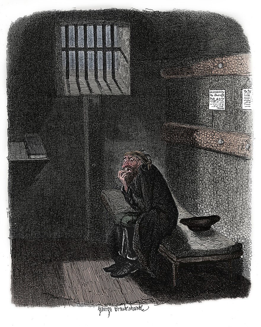 Scene from Oliver Twist by Charles Dickens, 1837