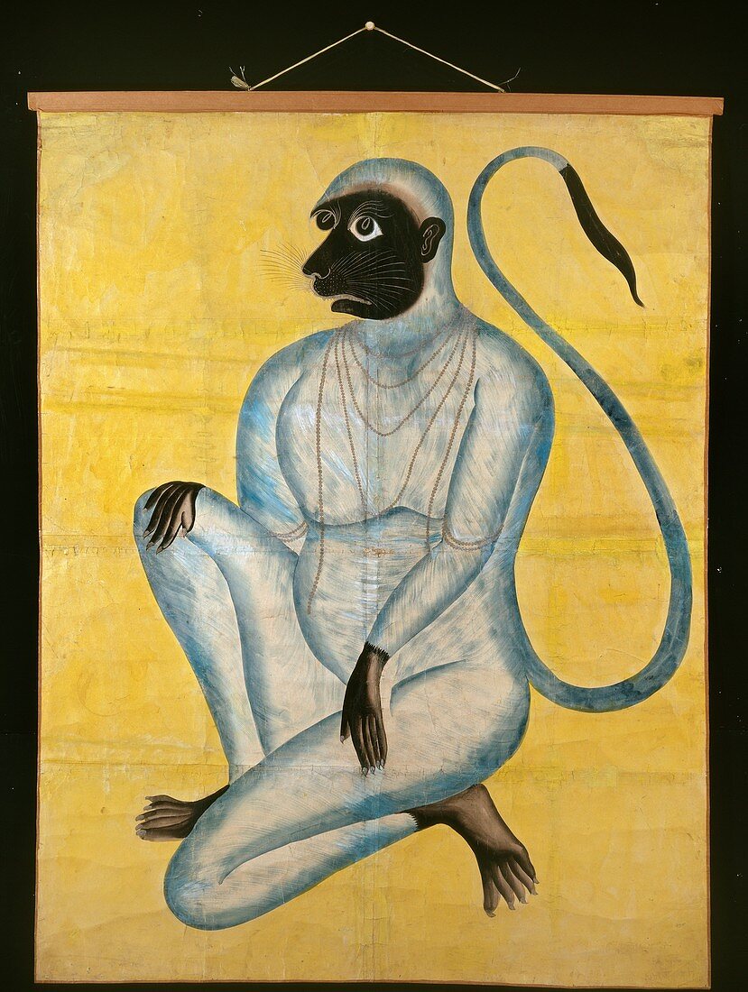 Hanuman, the monkey god, c1870