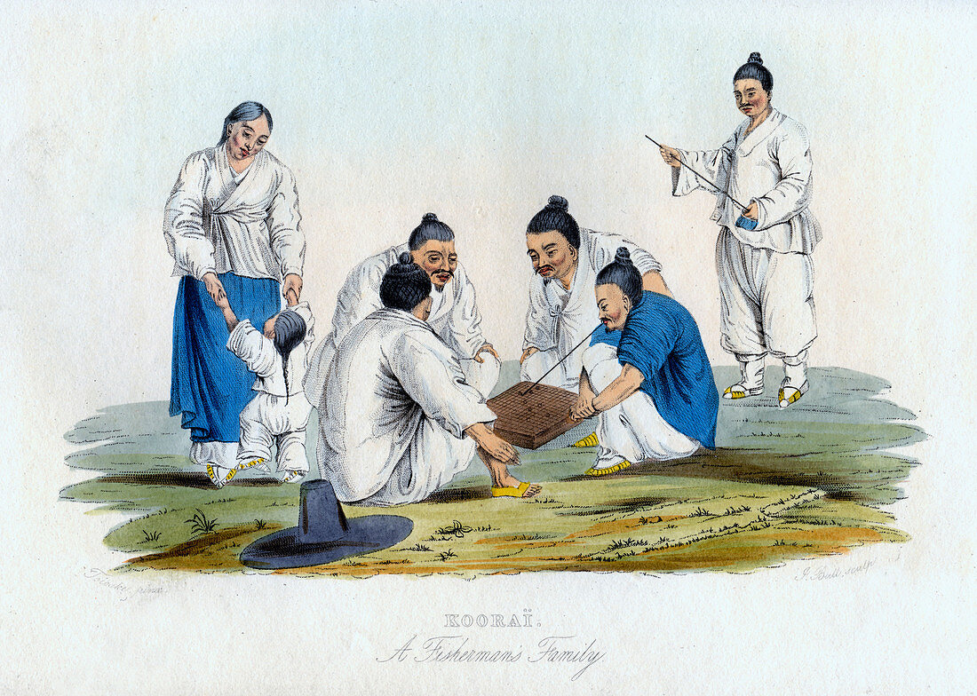 Koorai, a Fisherman's Family', 1848