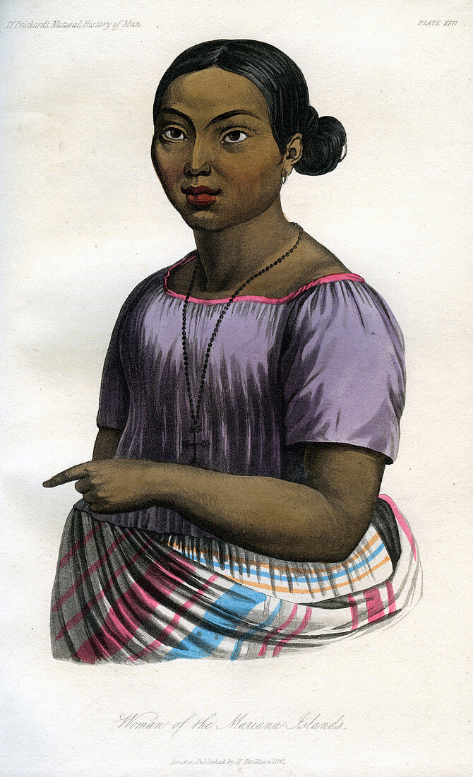 Woman of the Mariana Islands', 1848