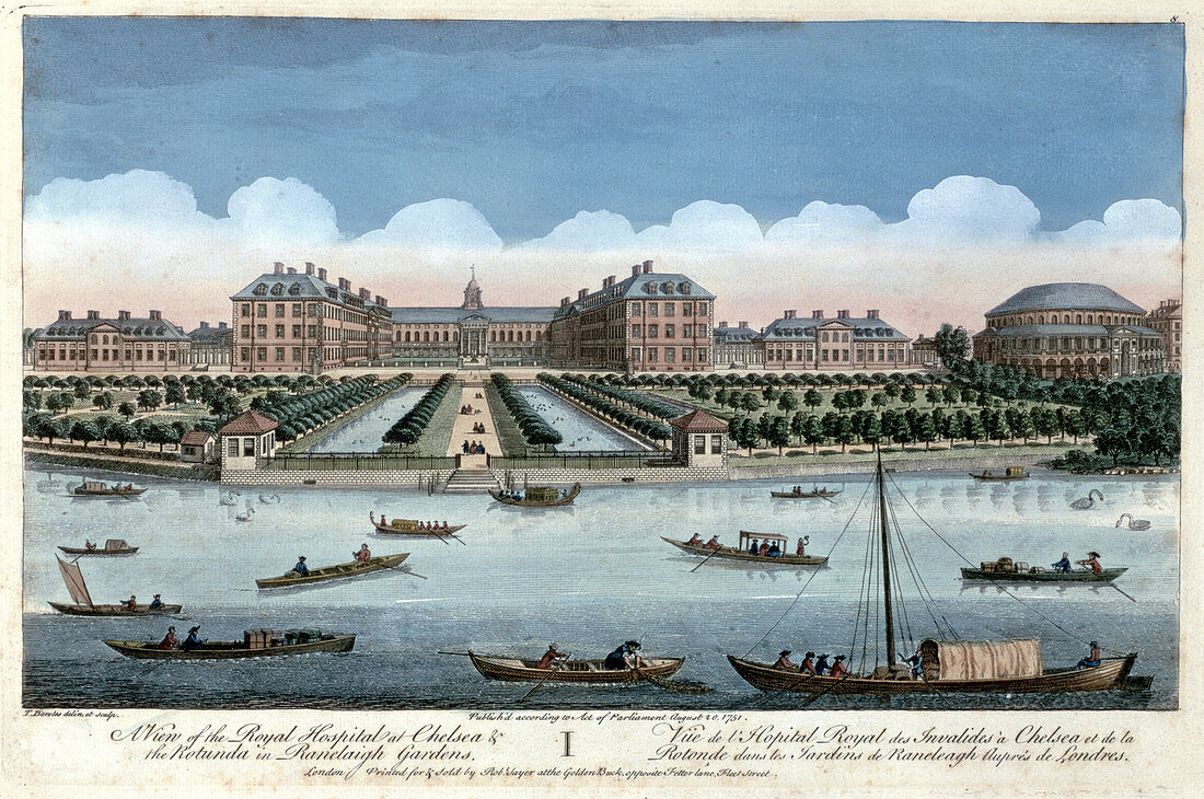 Royal Hospital at Chelsea, London, 1751