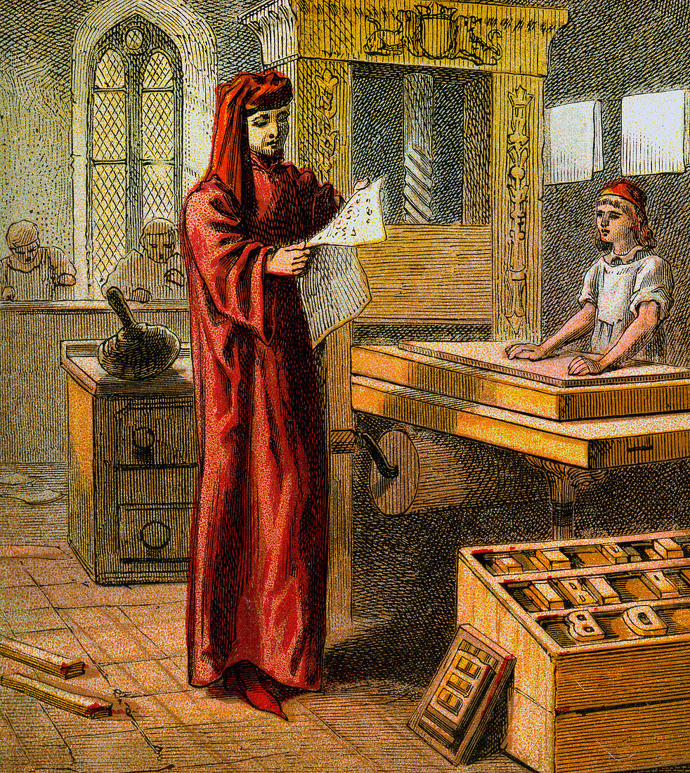 The First English Printer', 15th century