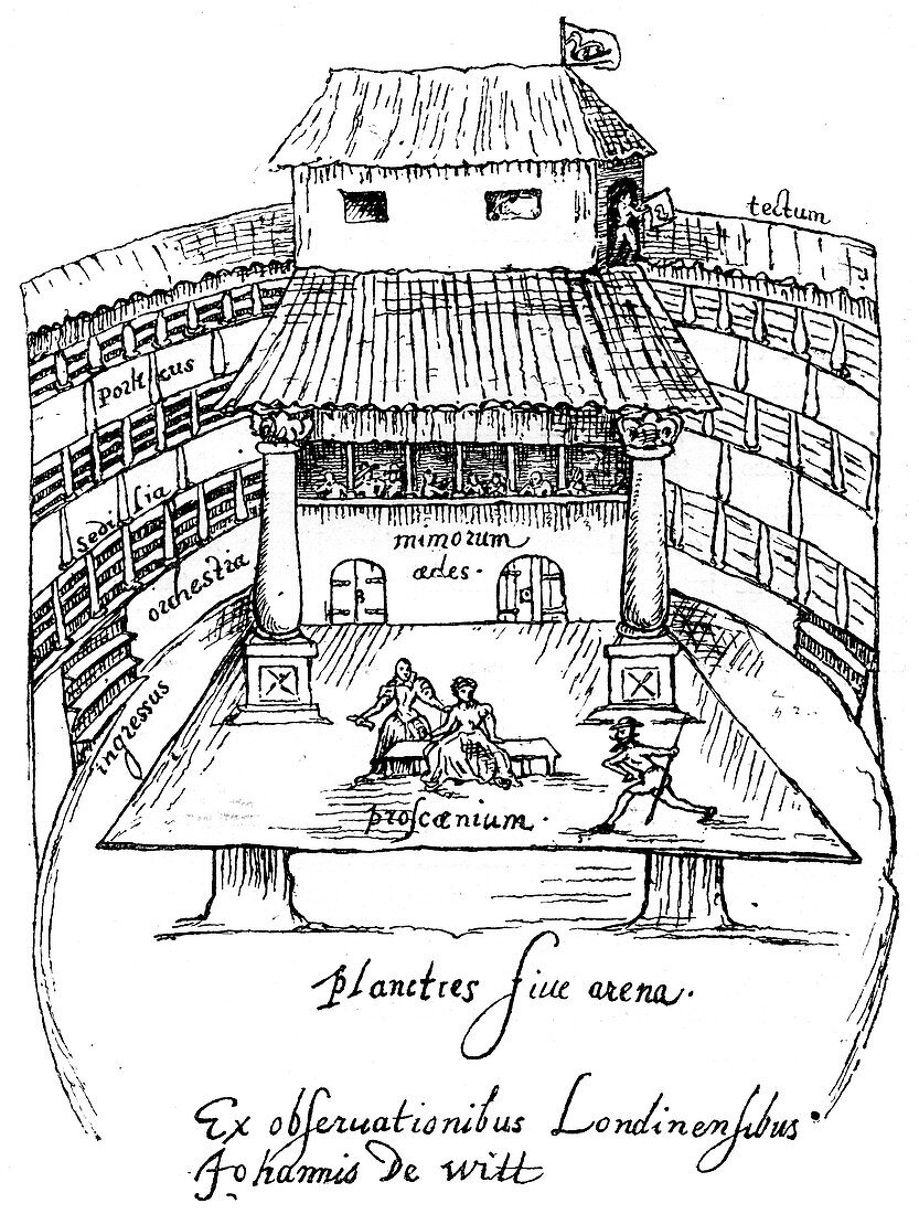 The Swan Theatre, London, 1596