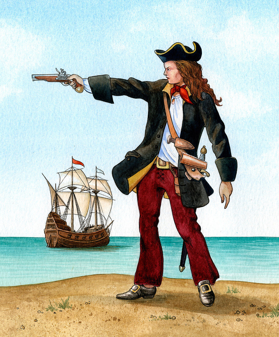 Anne Bonny, c1698, Irish Pirate