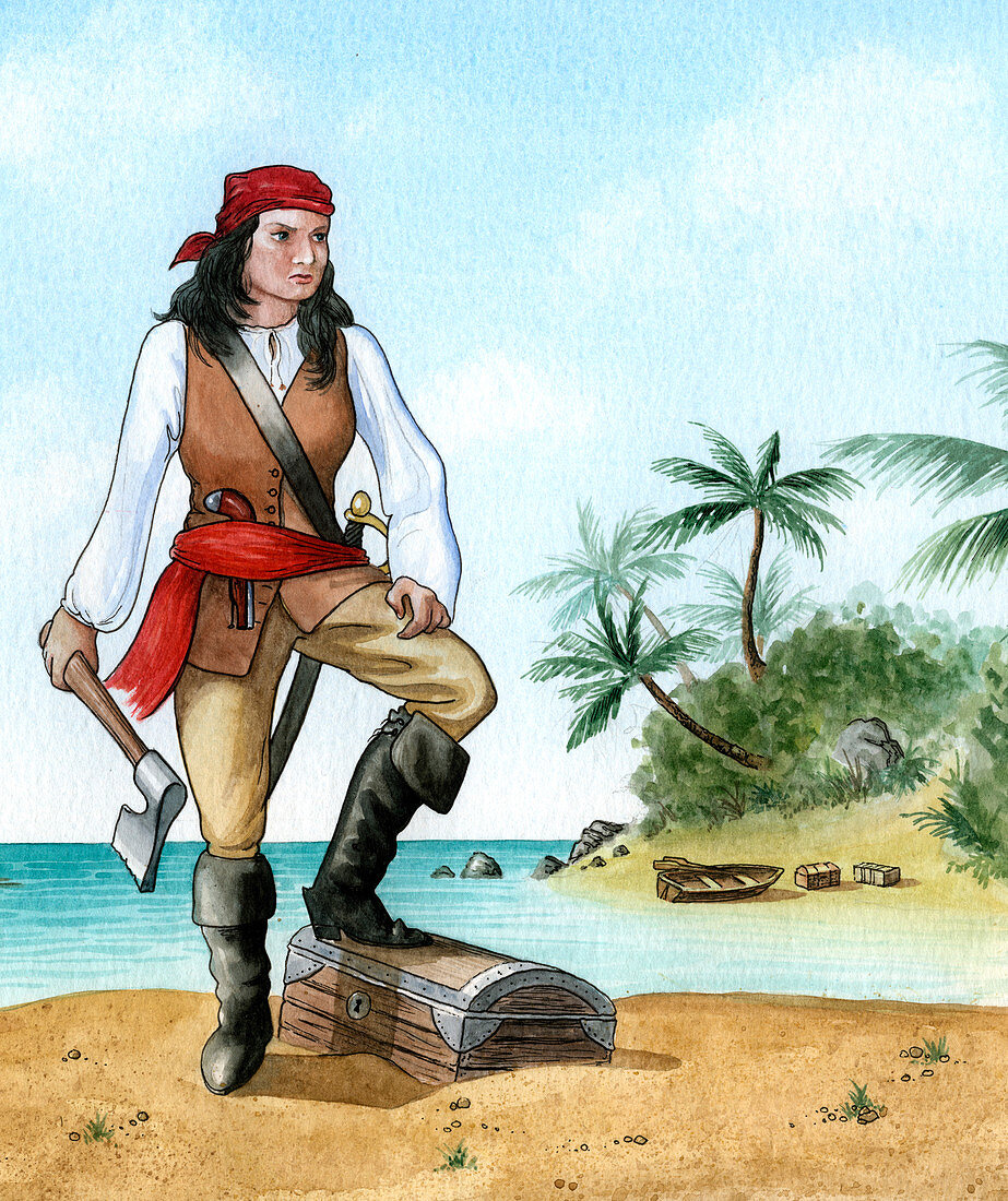 Mary Read, British Pirate's Mate