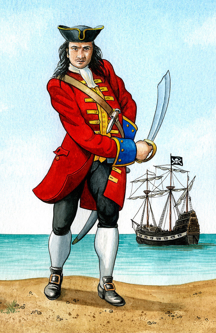 John 'Calico Jack' Rackham, English Pirate Captain