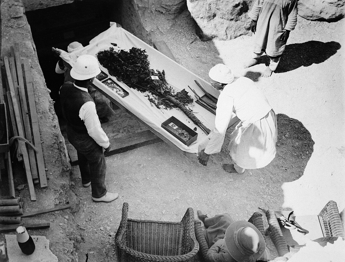 Tomb of Tutankhamun, Valley of the Kings, Egypt, 1922