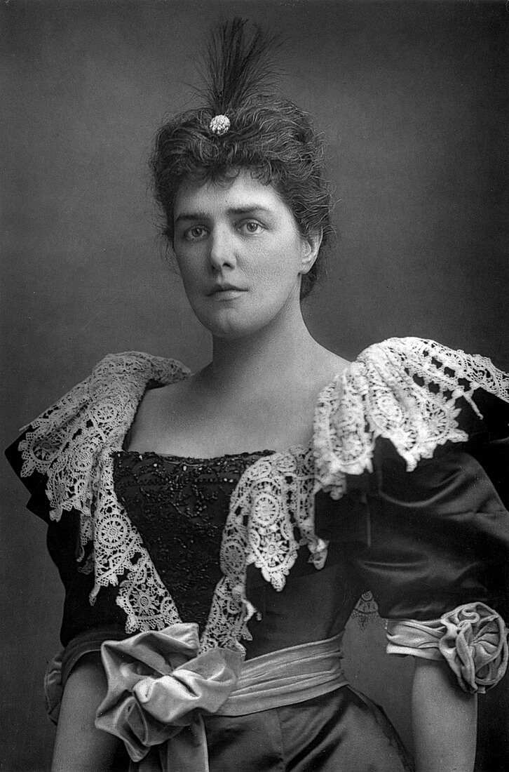 Lady Randolph Churchill, American society beauty, 1893