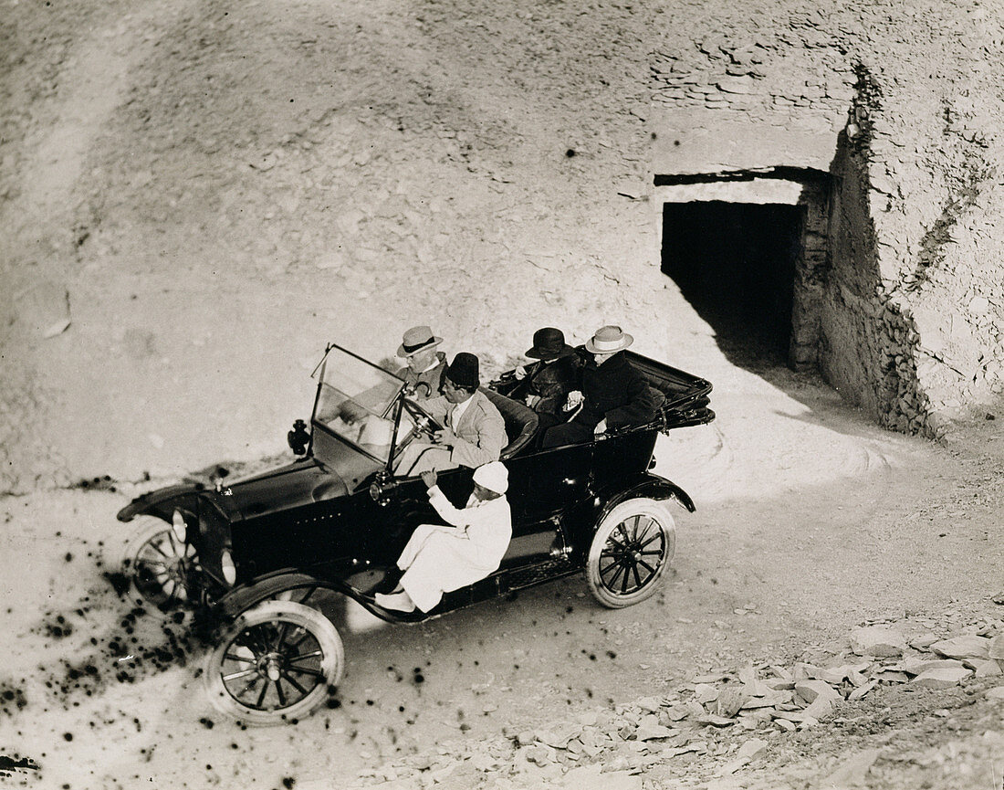 Lord Carnavon's in the Valley of the Kings, Egypt, 1922