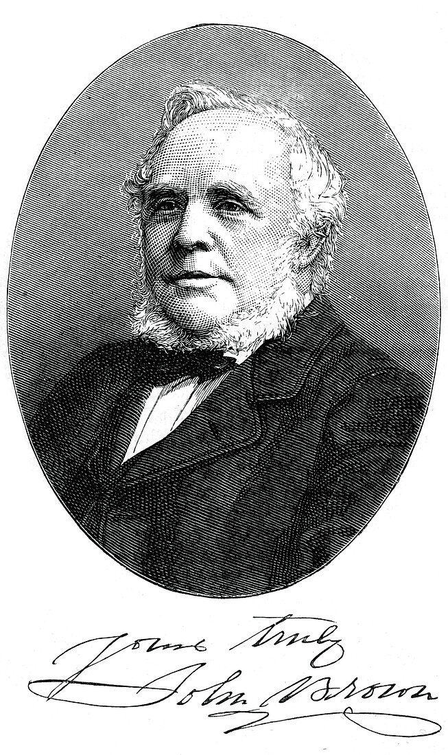 Sir John Brown, British industrialist, c1880