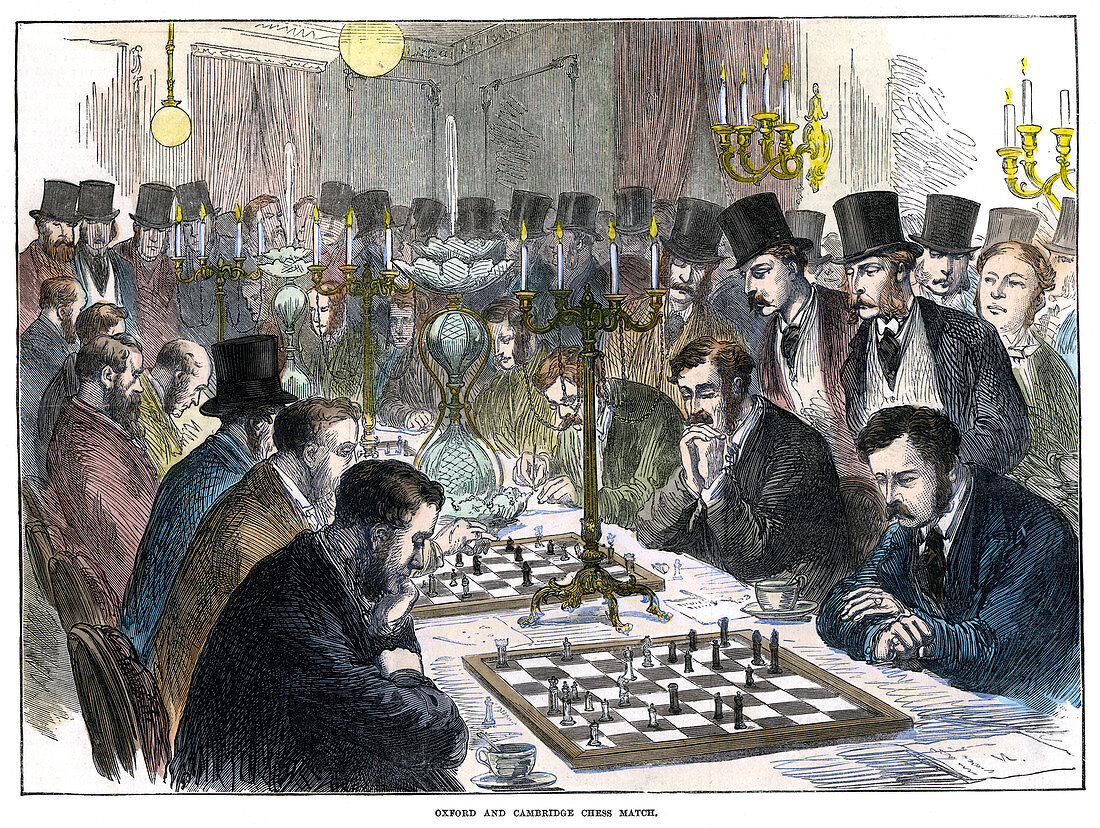 Oxford and Cambridge Chess Match', 19th century