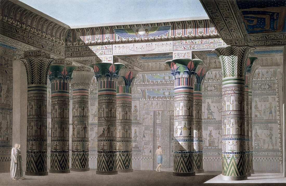 Grand Temple on the island of Philae, Egypt, 1822