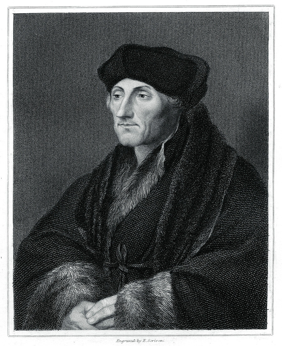 Desiderius Erasmus, Renaissance humanist, (1833)