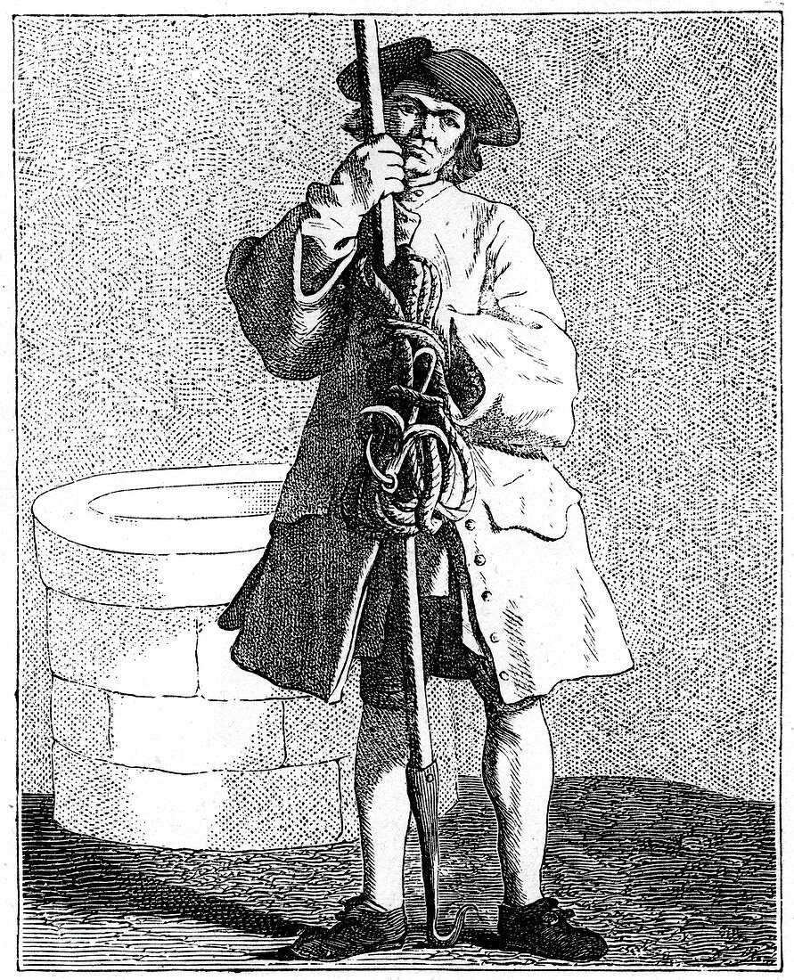 A Well Cleaner, 1737-1742