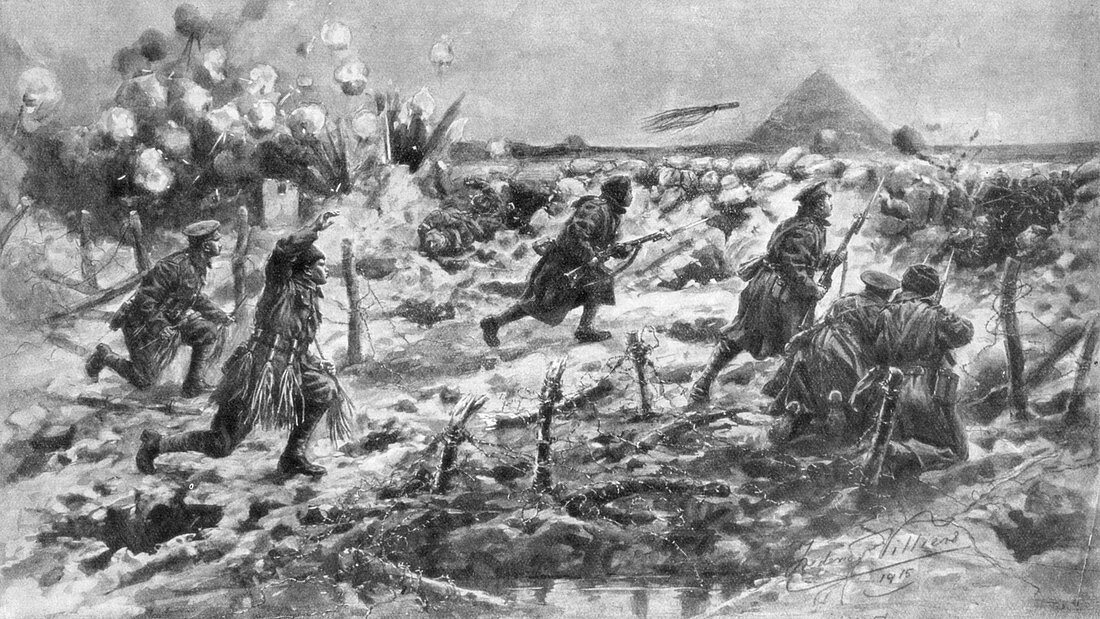 British attack, Neuve-Chapelle, France, 10 March 1915