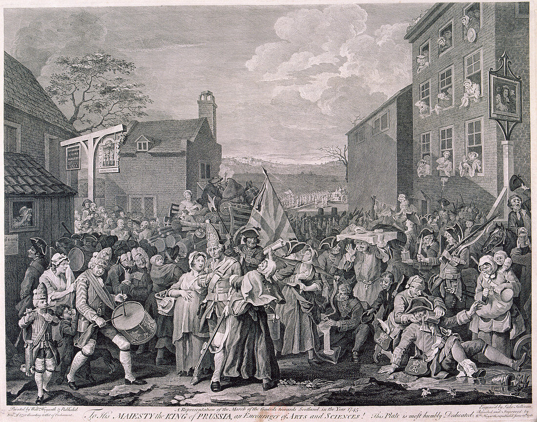 The March to Finchley', 1745