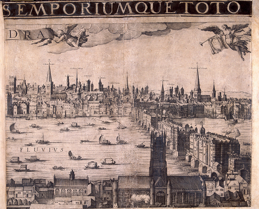 Panorama of London, 1629