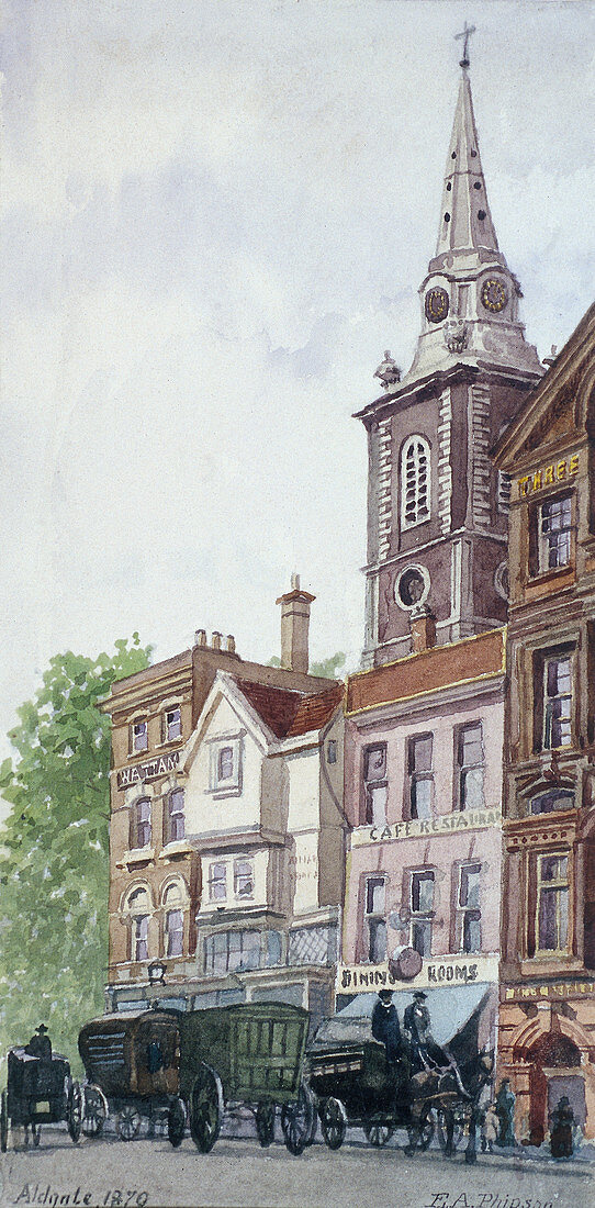 Aldgate High Street, London, 1870