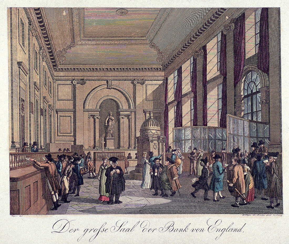 Bank of England, Threadneedle Street, London, 1808