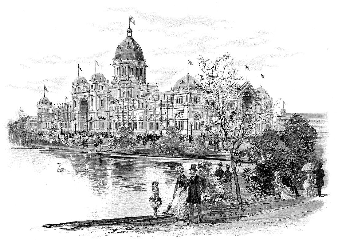 Melbourne Exhibition Building, Victoria, Australia, 1886