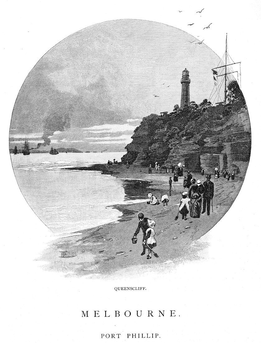 Queenscliff, Port Phillip, Victoria, Australia, 1886