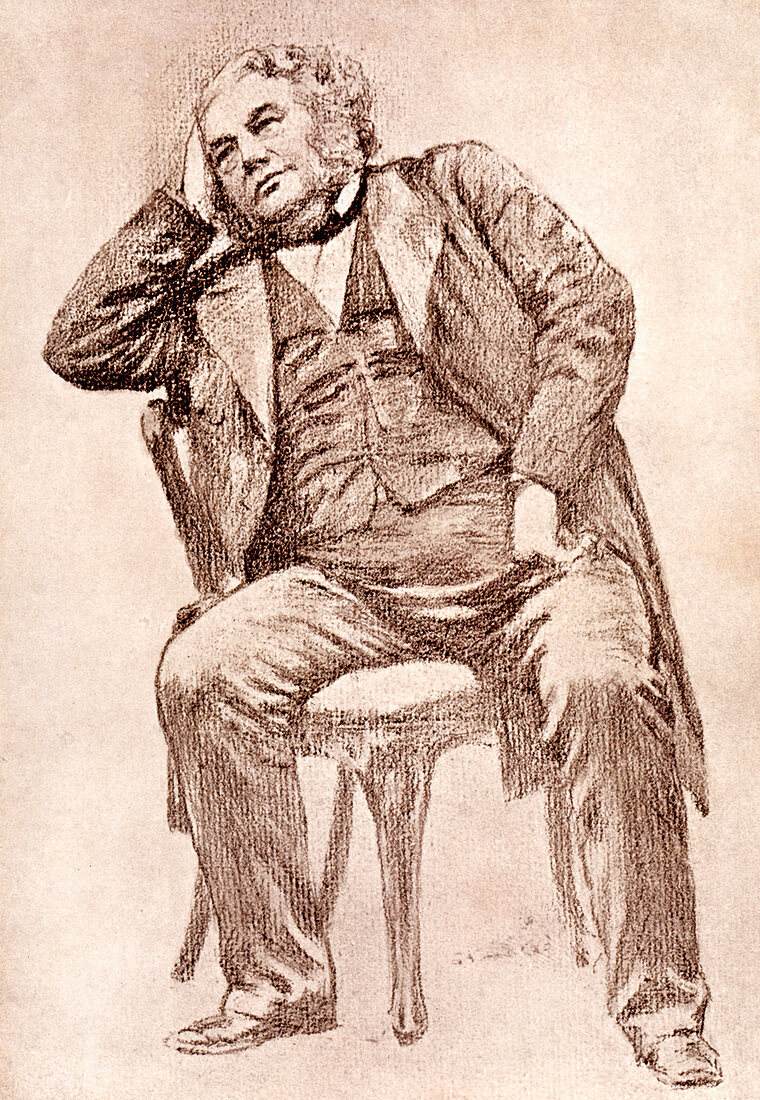 Mark Lemon, 19th century editor of Punch magazine, (1909)