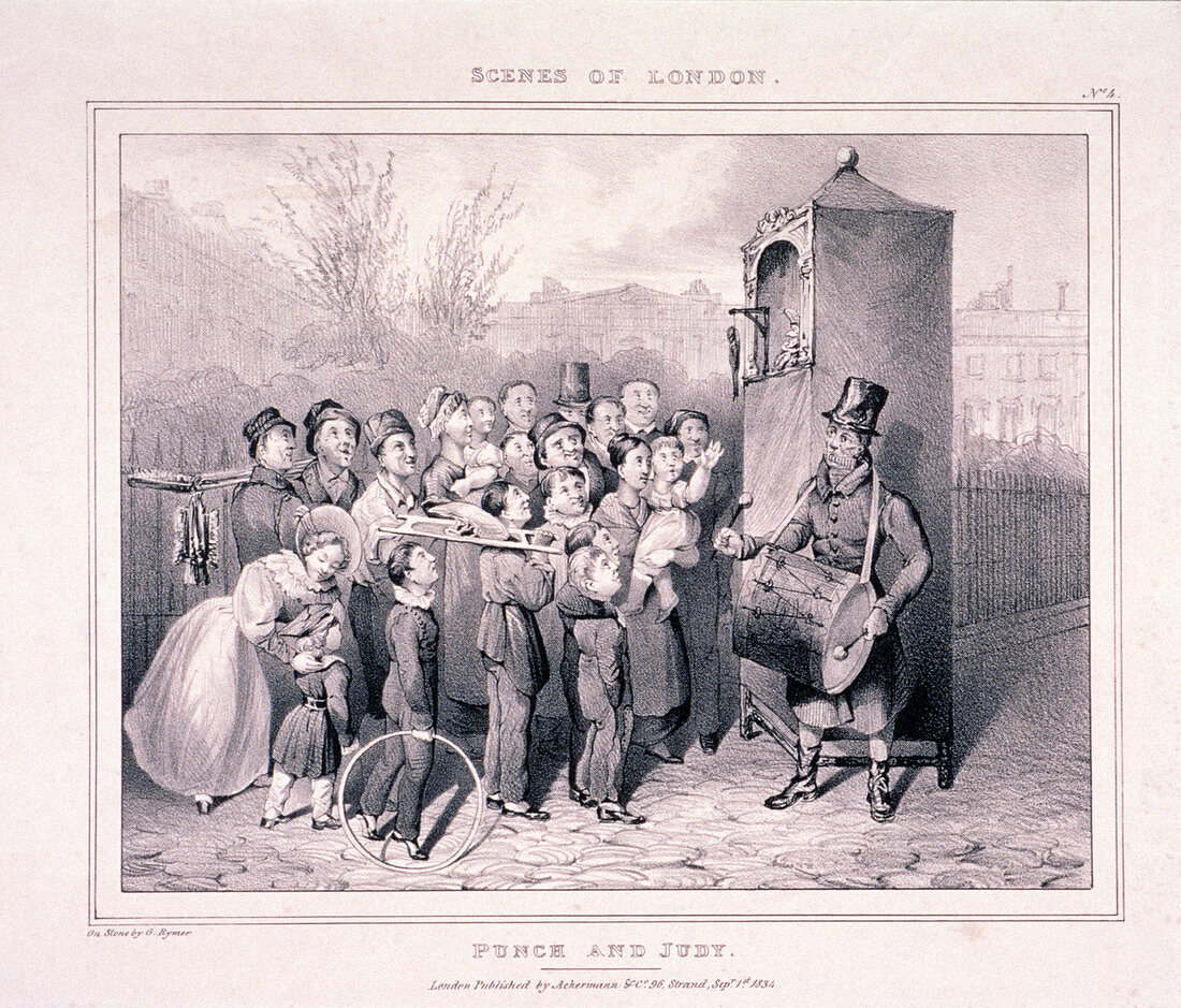 Punch and Judy', 1834