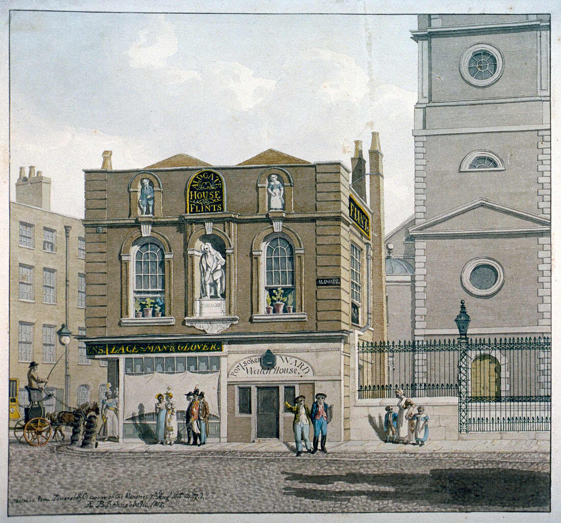 Aldgate House, Aldgate High Street, London, 1815