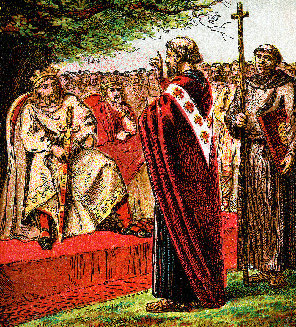 Saint Augustine And The Saxons', (c1850)