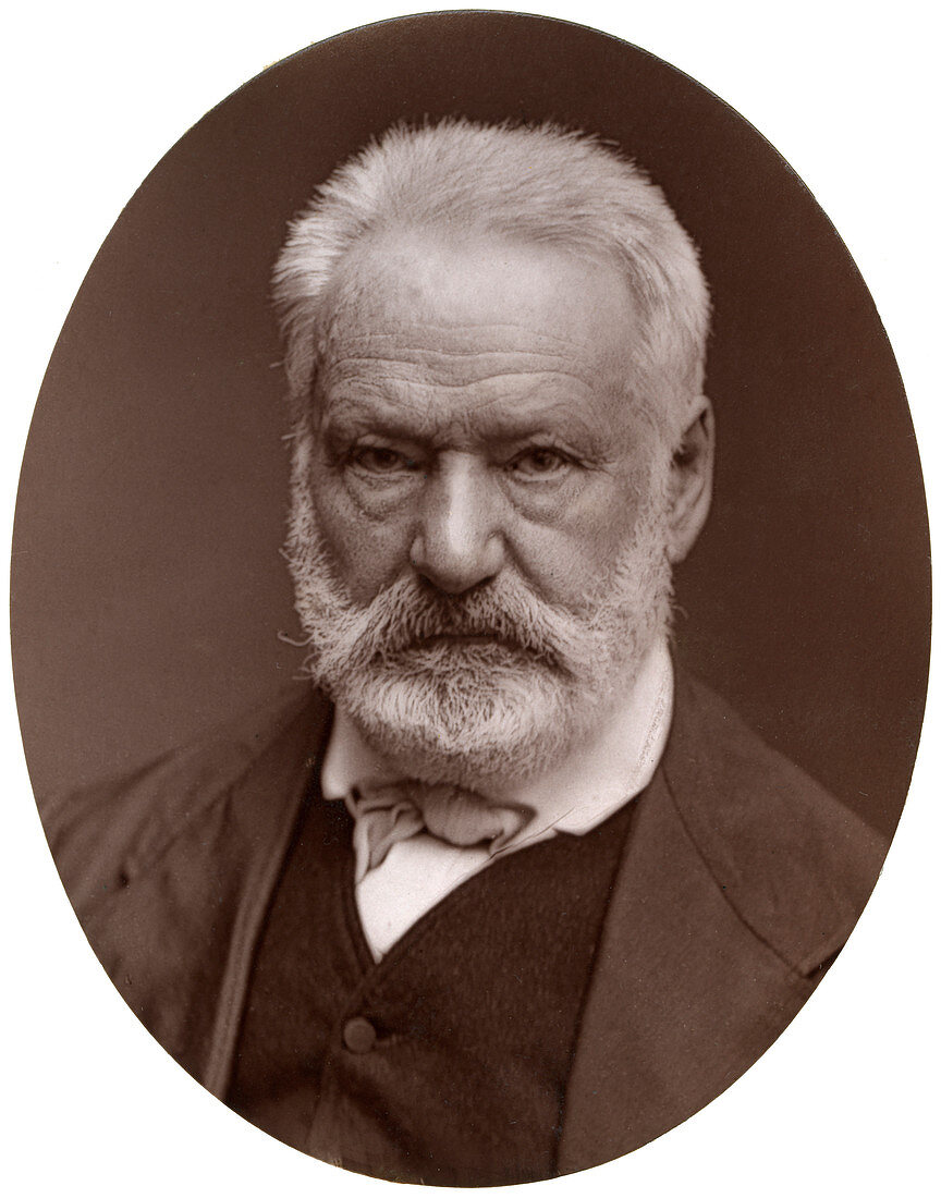 Victor Hugo, French poet, dramatist and novelist, 1877